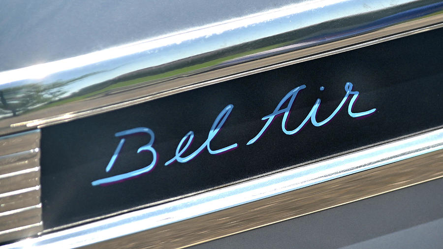 Chevrolet Bel Air side trim #2 Photograph by Bob McDonnell