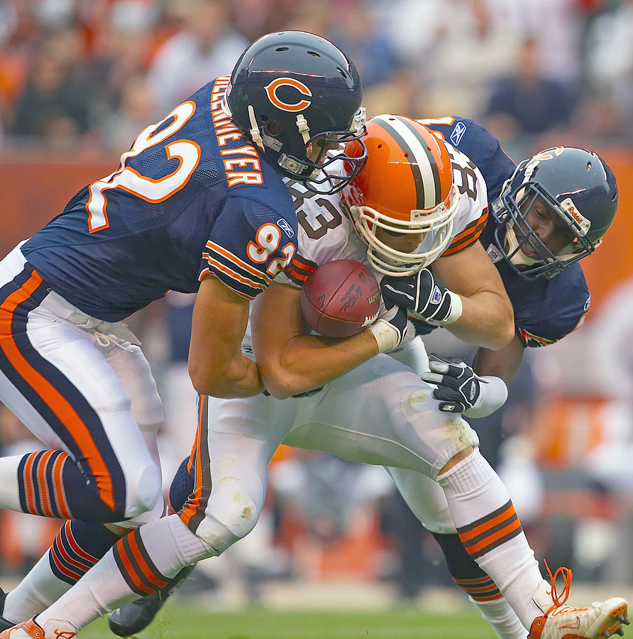 Chicago Bears vs Cleveland Browns - October 9, 2005 #1 Photograph by Jamie Mullen