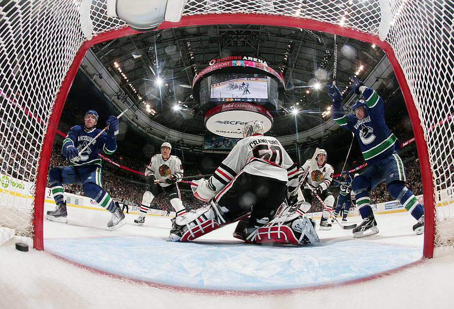 Chicago Blackhawks v Vancouver Canucks - Game Two #1 Photograph by Jeff Vinnick