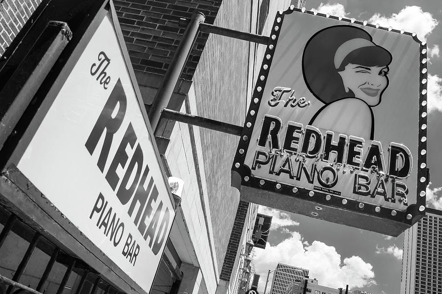 Chicago Redhead Piano Bar Photograph