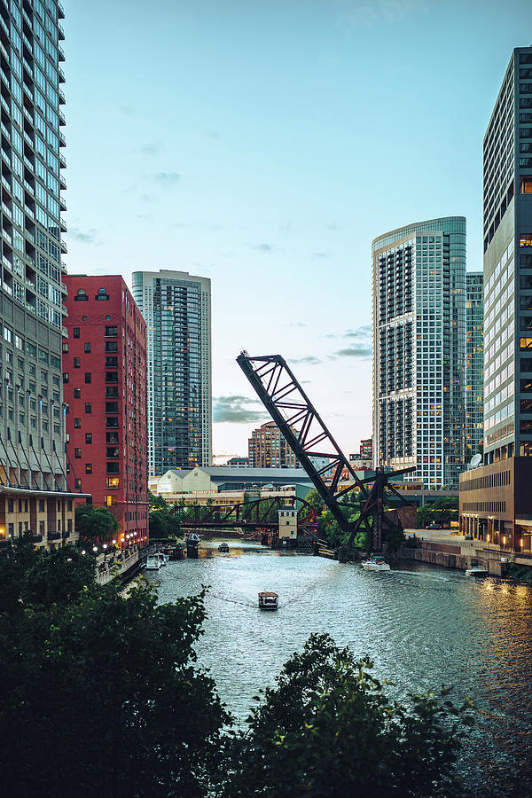Chicago River Scene #1 Photograph by Nisah Cheatham Chicago River Scene #1 Photograph by Nisah Cheatham