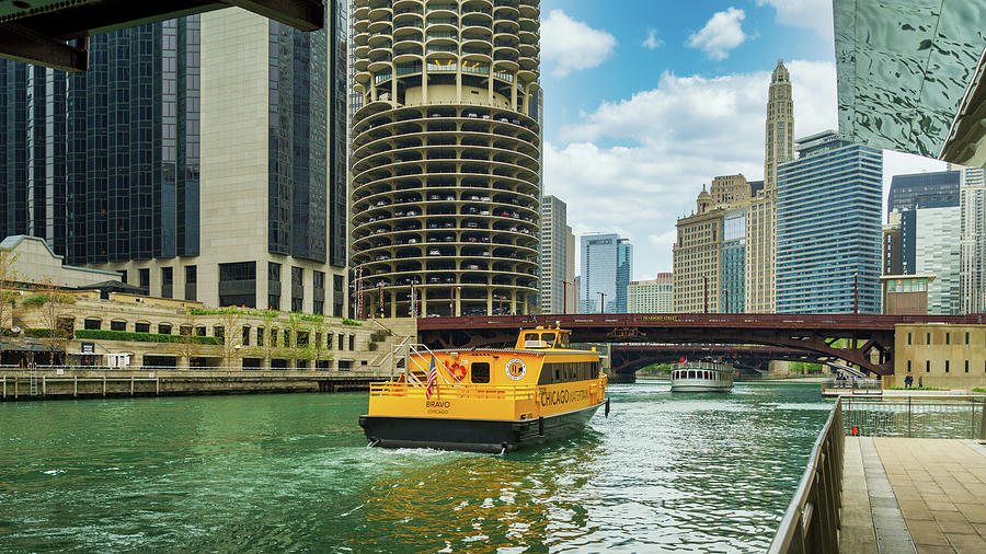 Chicago Water Taxi #1 Photograph by Jerry Fornarotto