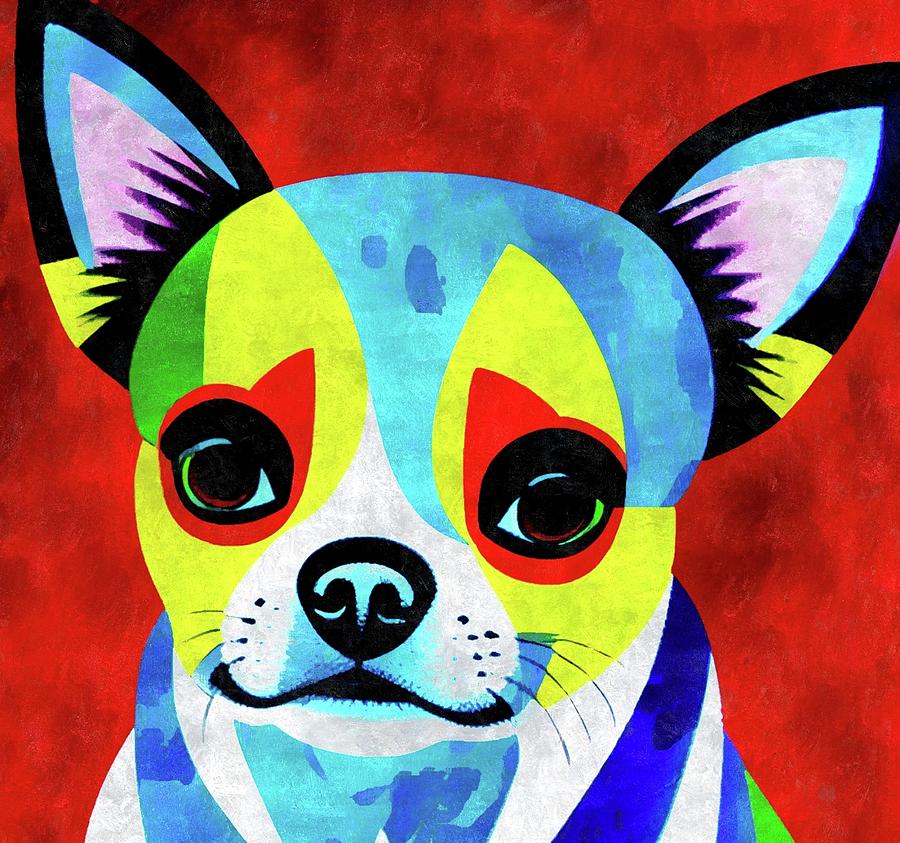 Chihuahua Love #1 Digital Art by Ally White