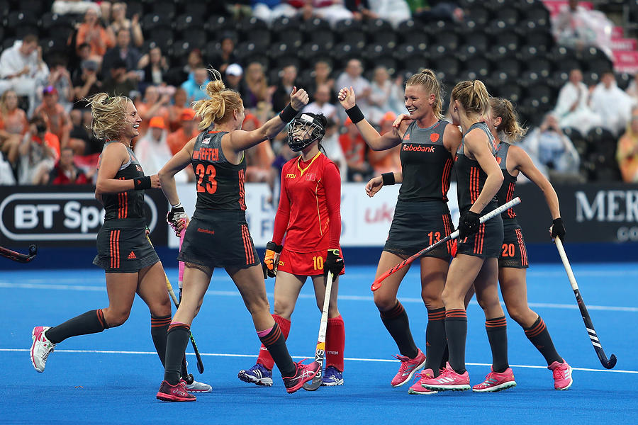 China v Netherlands - FIH Womens Hockey World Cup #1 Photograph by Christopher Lee