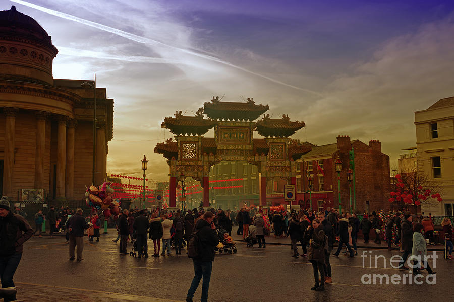 Chinatown Liverpool Uk Photograph By Ken Biggs