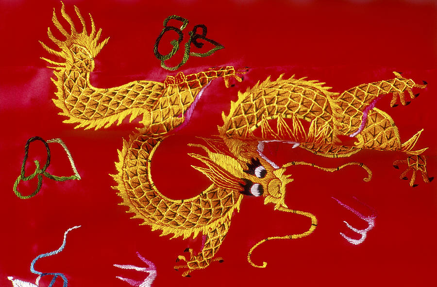 Chinese dragon, Shenzen, China #1 Photograph by Dallas and John Heaton