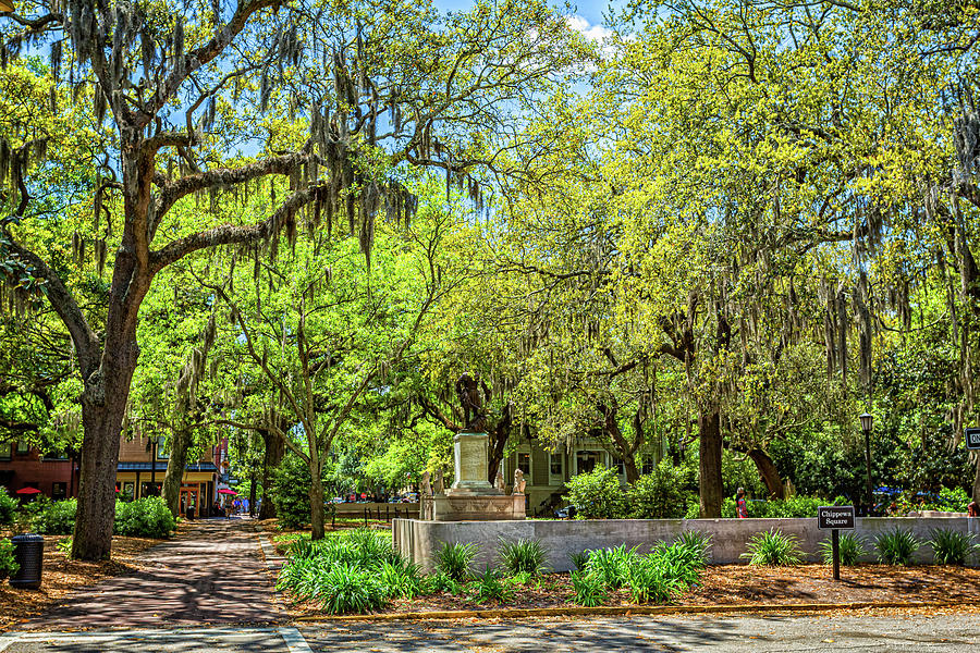 Chippewa Square Savannah Georgia 1 by Gestalt Imagery