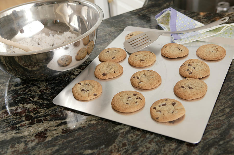 Chocolate chip cookies #1 Photograph by Comstock Images