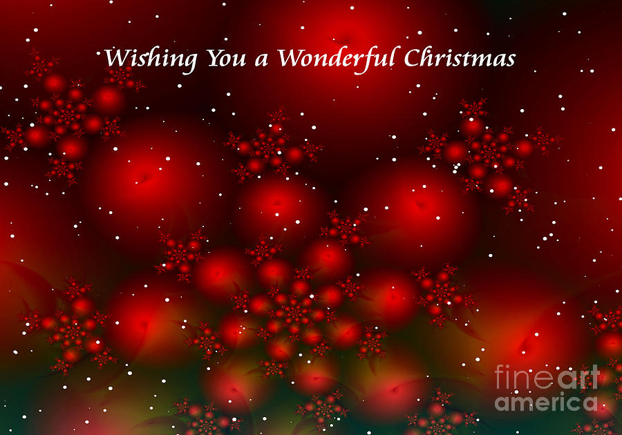 Christmas Greeting #1 Digital Art by Elaine Manley