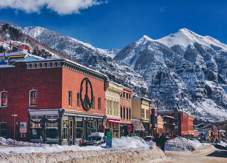 Christmas in Telluride 1 Photograph by Mountain Dreams Pixels