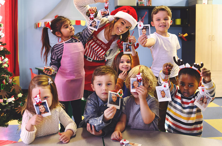 Christmas Preschool instant print transfer activities Photograph by Lisegagne