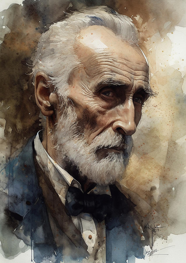 Christopher Lee Digital Art by Dieu Vuong Kha - Fine Art America