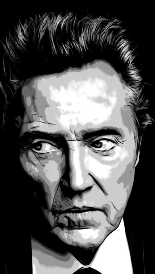 Christopher Walken Poster Digital Art by Maria Sanchez - Pixels