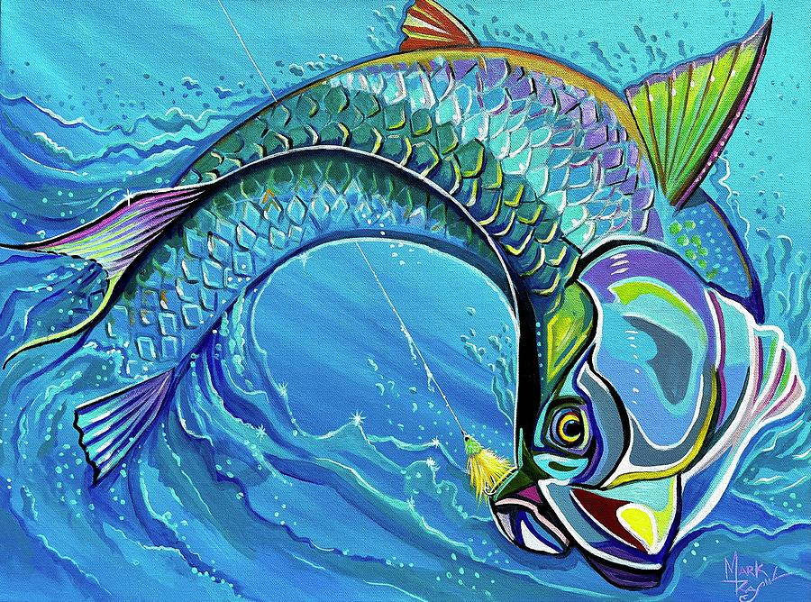 Chromatic Catch #2 Painting by Mark Ray