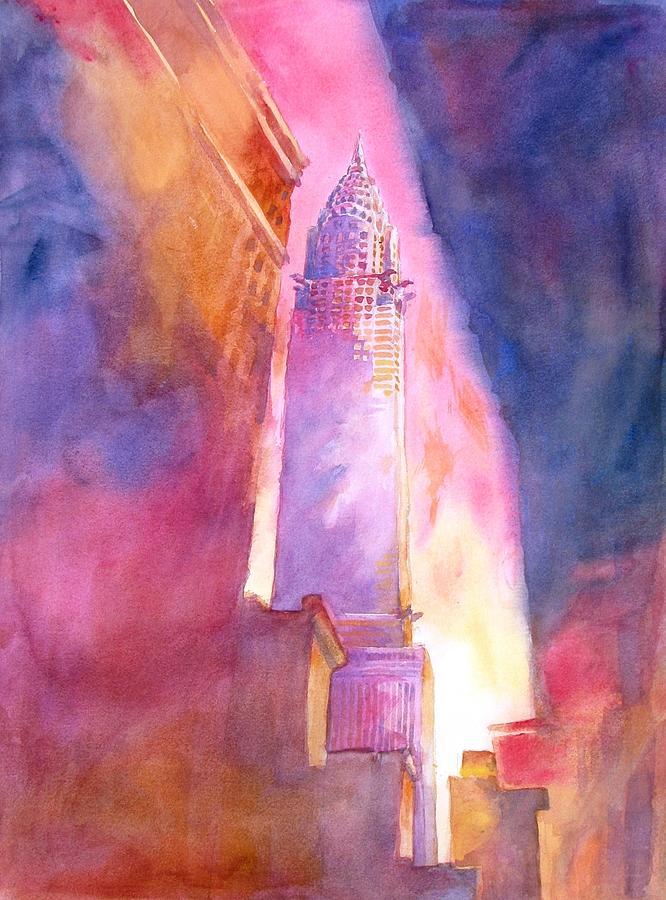 Chrysler Building Painting - Chrysler Building #1 by Virgil Carter