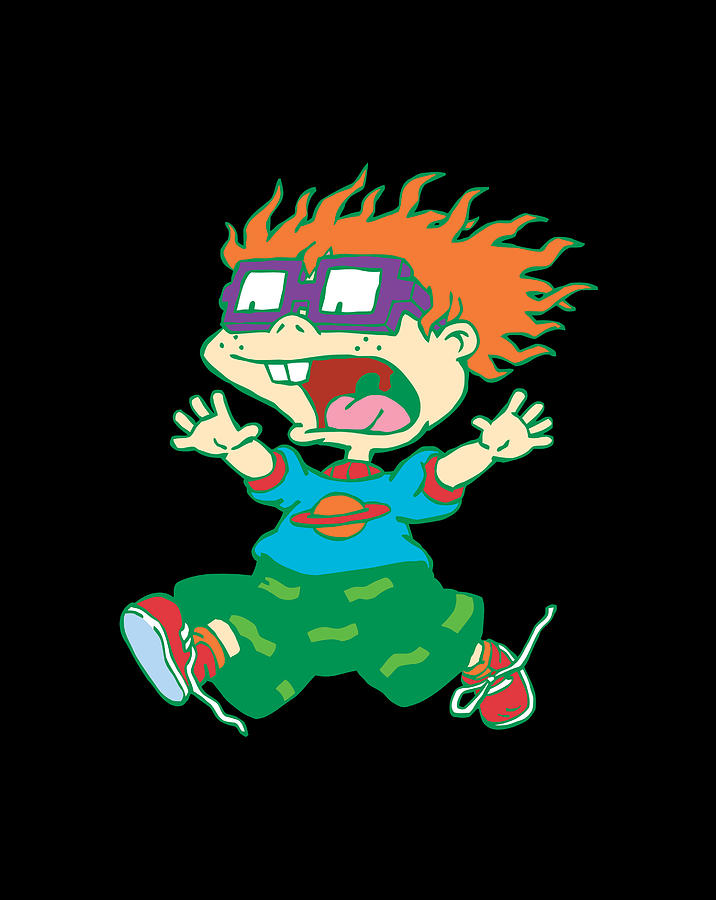 Chucky Running Away Center Design Gift Items Digital Art by Sue Mei Koh