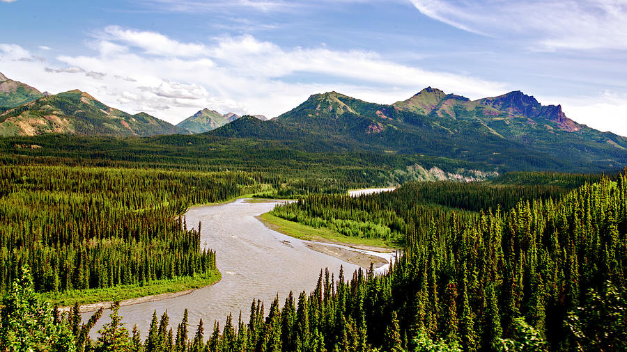 Chulitna River #1 Photograph by Maria Coulson - Fine Art America