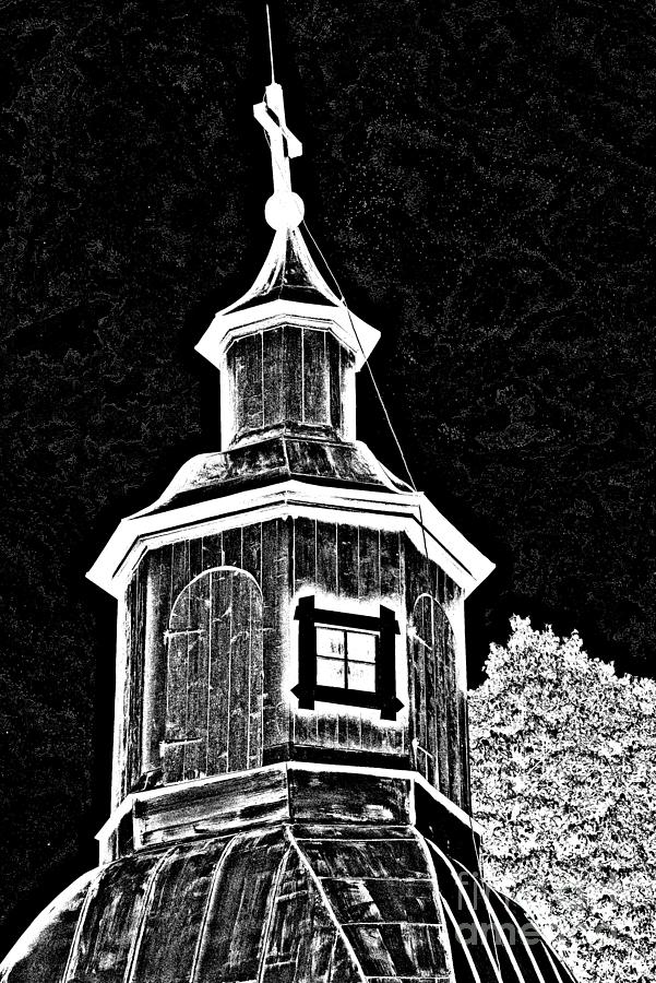 Church Bell Tower Photograph