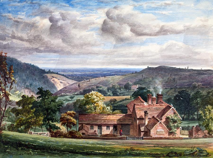 Church Hill Cottage, Bromsgrove, Lickey #1 Painting by Elijah Walton