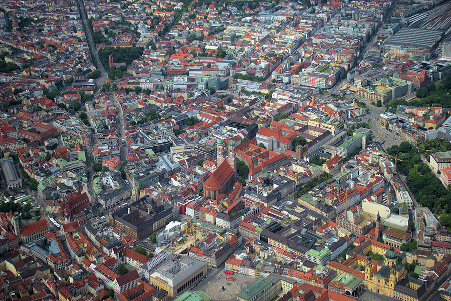 Church In Munich In Germany From Above 5 7 2020 1 Photograph By Robert   1 Church In Munich In Germany From Above 572020 Robert Buchel 