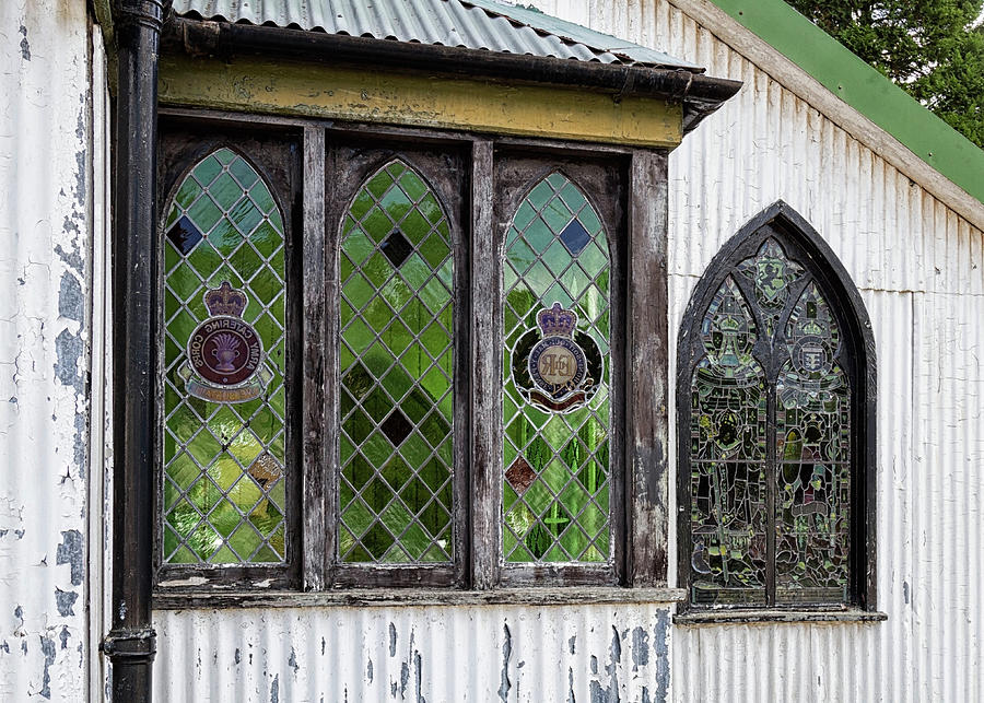 Church windows #1 Photograph by Shirley Mitchell