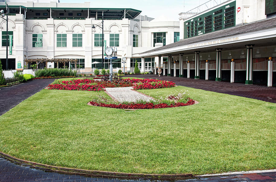 Churchill Downs Paddock #1 Photograph by Sally Weigand