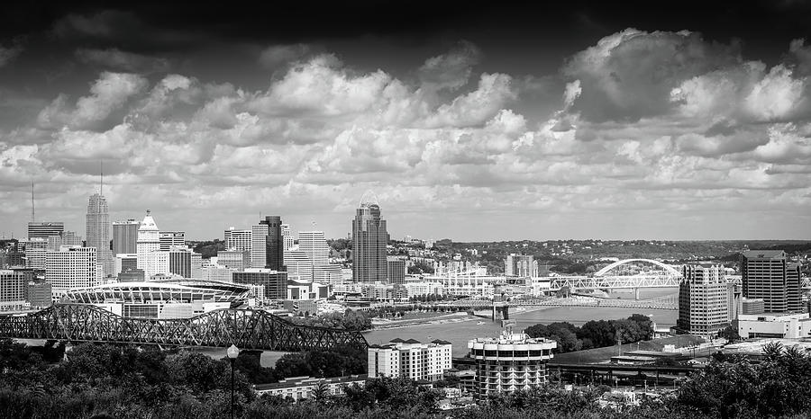 Cincinnati downtown skyline #1 Photograph by Alexey Stiop