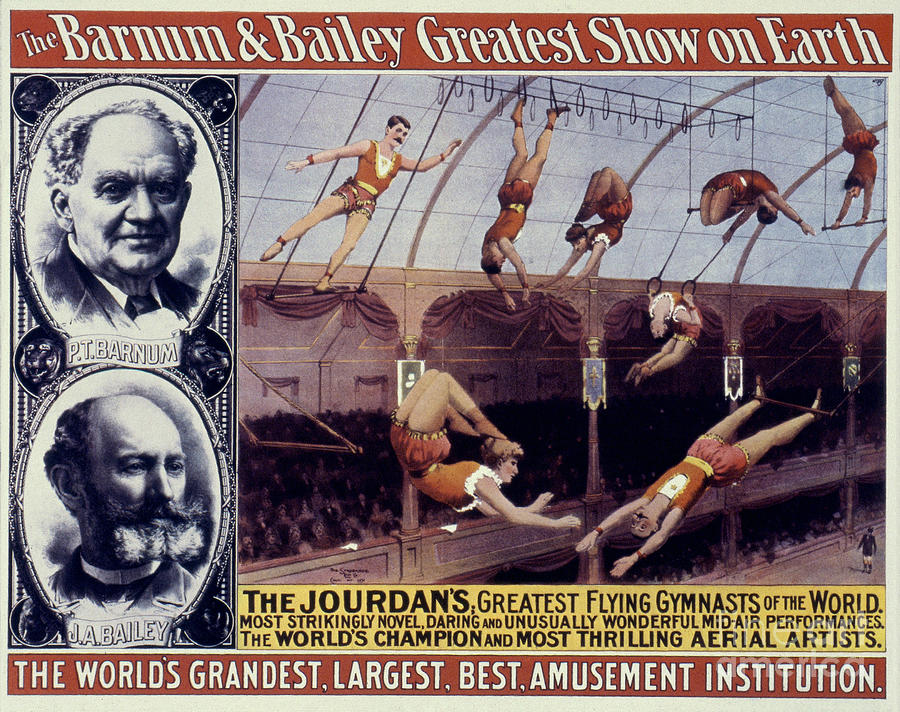 CIRCUS POSTER, 1890s #1 Drawing by Granger