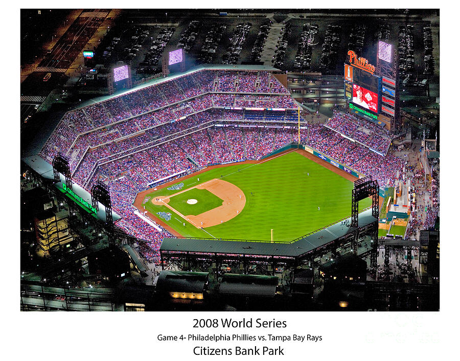 Tampa Bay Rays Photograph - 2008 World Series Citizens Bank Park by Julia Robertson-Armstrong