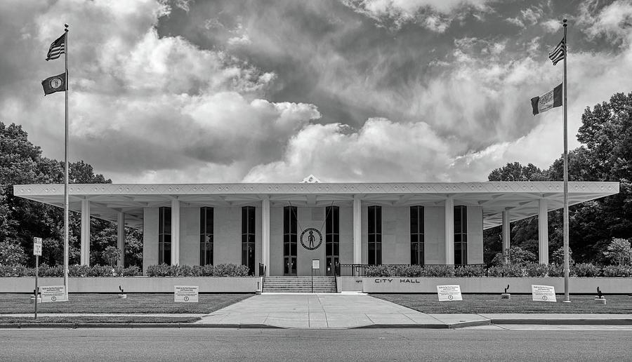 Flag Photograph - City Hall - Paducah, Kentucky #1 by Mountain Dreams