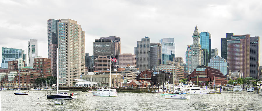 City of Boston Skyline #1 Photograph by David Oppenheimer