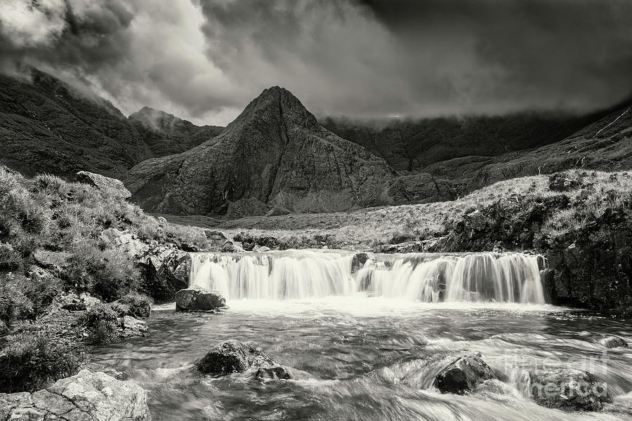 Clam before the storm, Fairy Pools. #1 Photograph by Phill Thornton