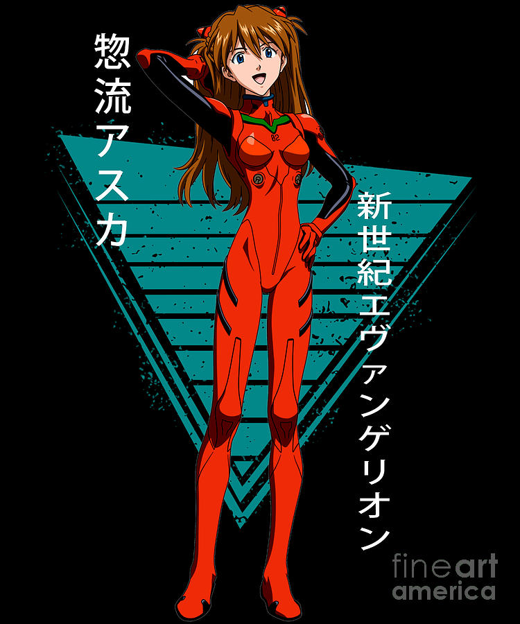 Classic Art Japanese Neon Genesis Evangelion Soryu Asuka Langley Drawing by  Fantasy Anime - Pixels