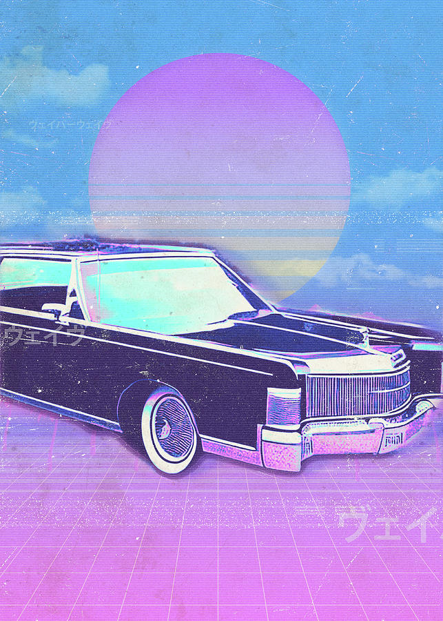 Classic Black Lincoln Lincoln Continental Digital Art by Edgar Dorice ...