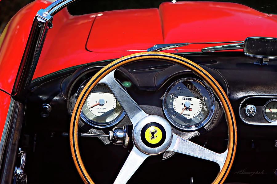 Classic Ferrari -2 #1 Photograph by Alan Hausenflock