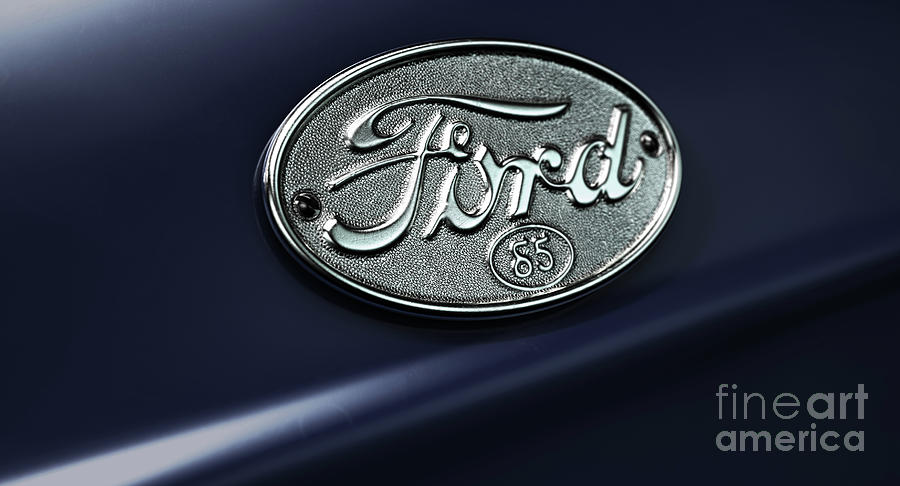 Classic Ford Emblem Digital Art