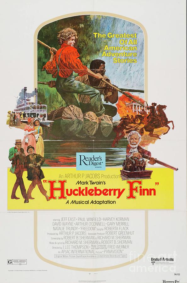 Classic Movie Poster - Huckleberry Finn #1 Painting by Esoterica Art Agency