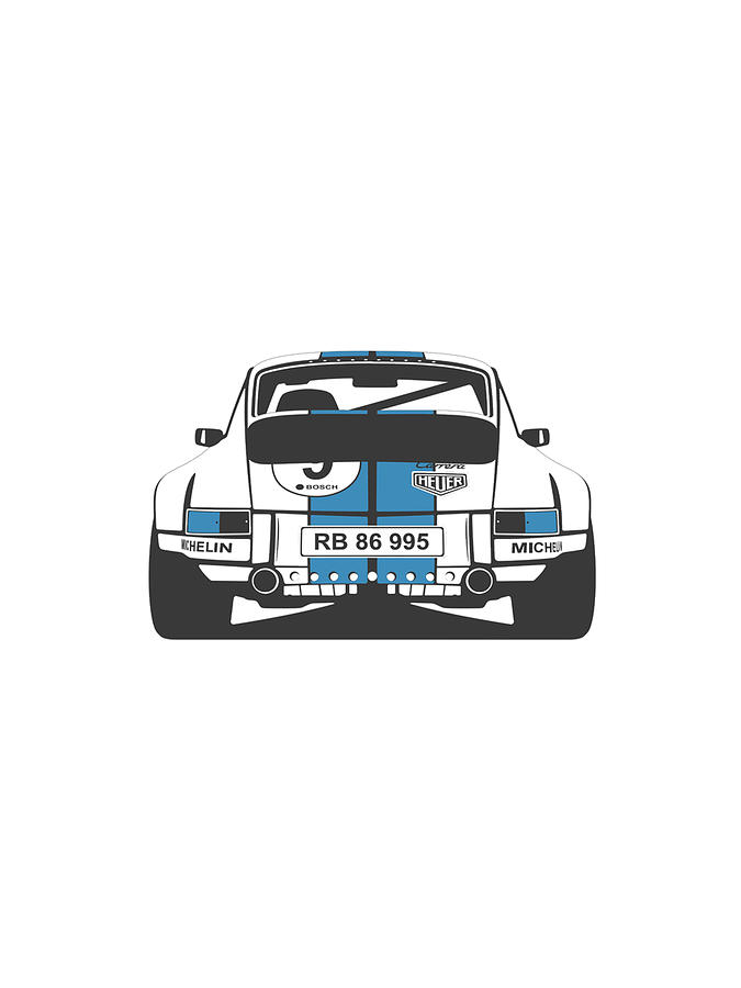 Classic Porsche 911 Race Car #1 Digital Art by Thespeedart Classic Porsche 911 Race Car #1 Digital Art by Thespeedart