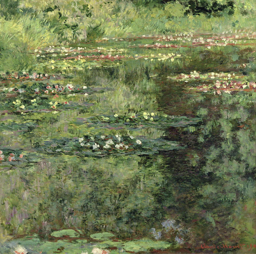 Claude Monet The Waterlily Pond 1904 #1 Painting by Arpina Shop - Fine ...