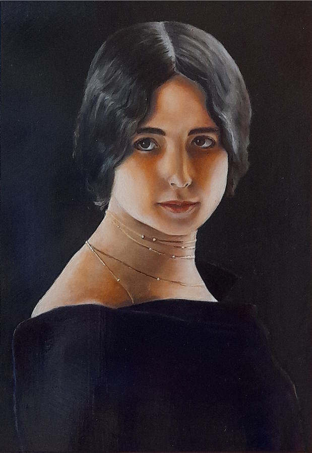 Celebrity Painting - Cleopatra Diane de Merode #1 by Alan Berkman