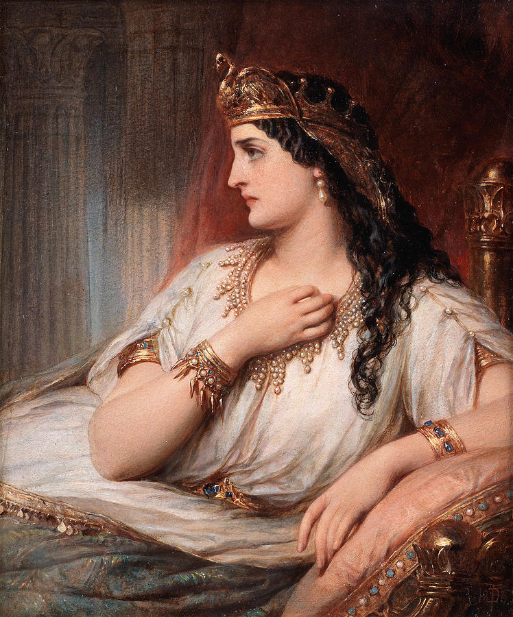 Cleopatra #1 Painting by Thomas Francis Dicksee