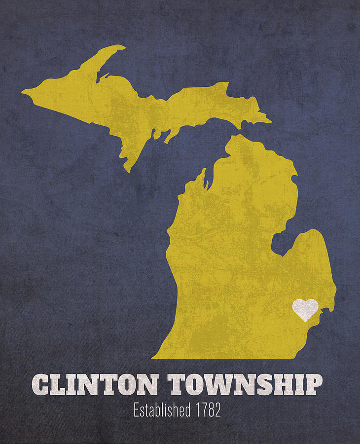 Clinton Township Michigan Founded Date City Map UM Color Palette Mixed   1 Clinton Township Michigan Founded Date City Map Um Color Palette Design Turnpike 