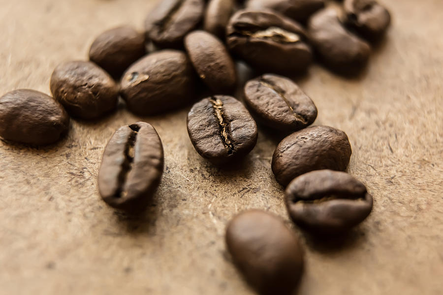 Closeup Of Brown Coffee Background #1 Photograph by Sarymsakov