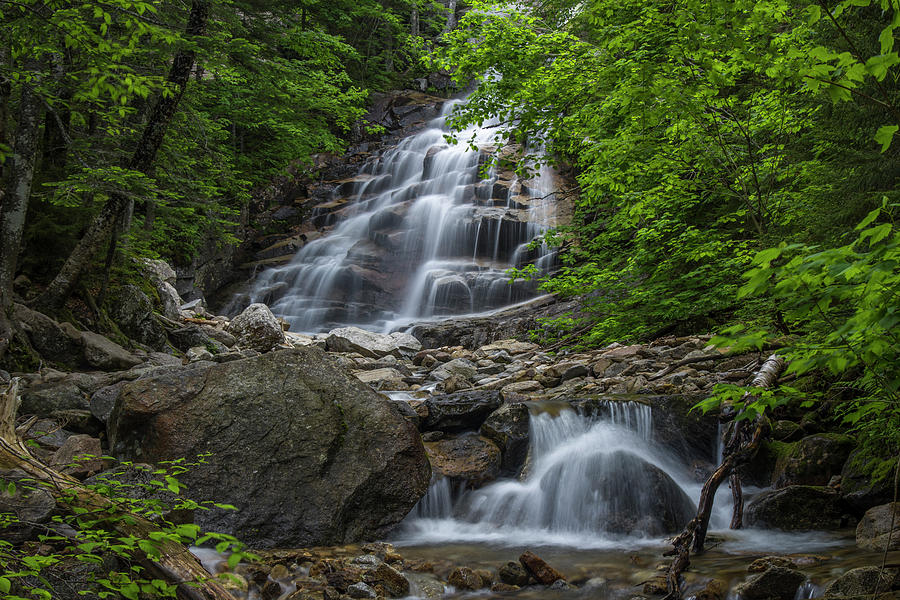 Cloudland Falls Summer 2 Photograph by White Mountain Images