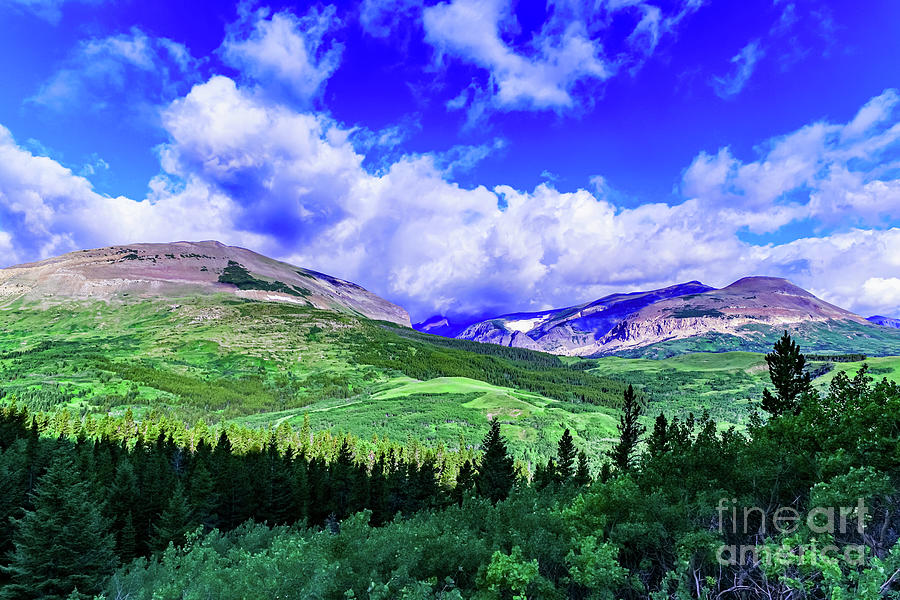 Clouds In The Mountains Photograph