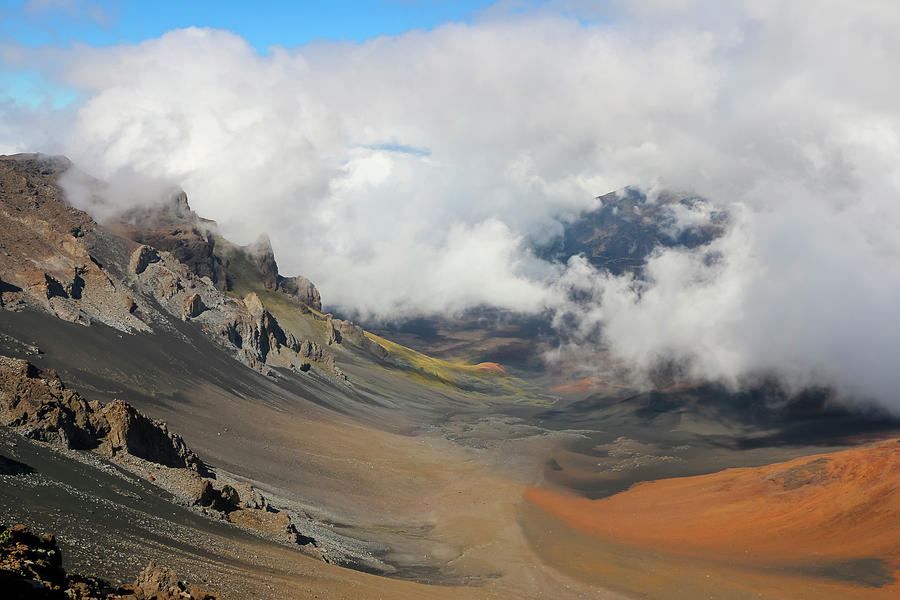 Clouds within Haleakala #2 Photograph by Dawn Richards