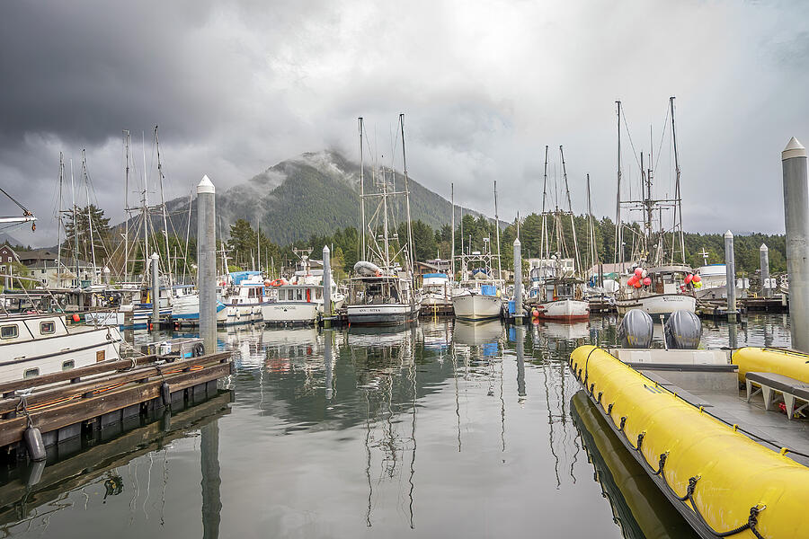 Cloudy Mountain Marina #1 Photograph by Bill Posner Cloudy Mountain Marina #1 Photograph by Bill Posner