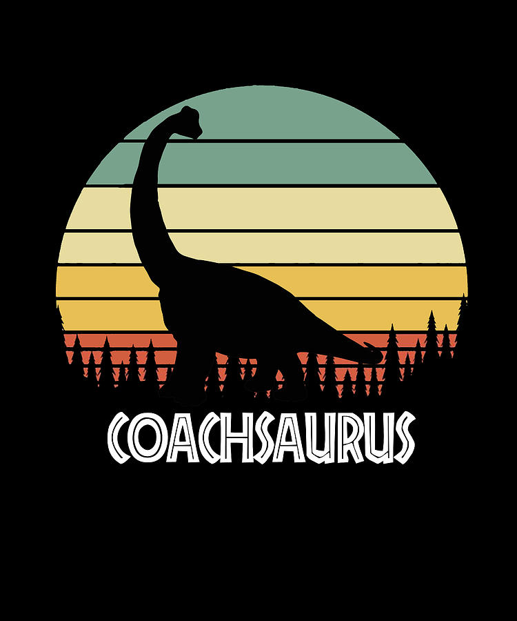 Coachsaurus Coach Saurus Coach Dinosaur Drawing by Bruno - Pixels