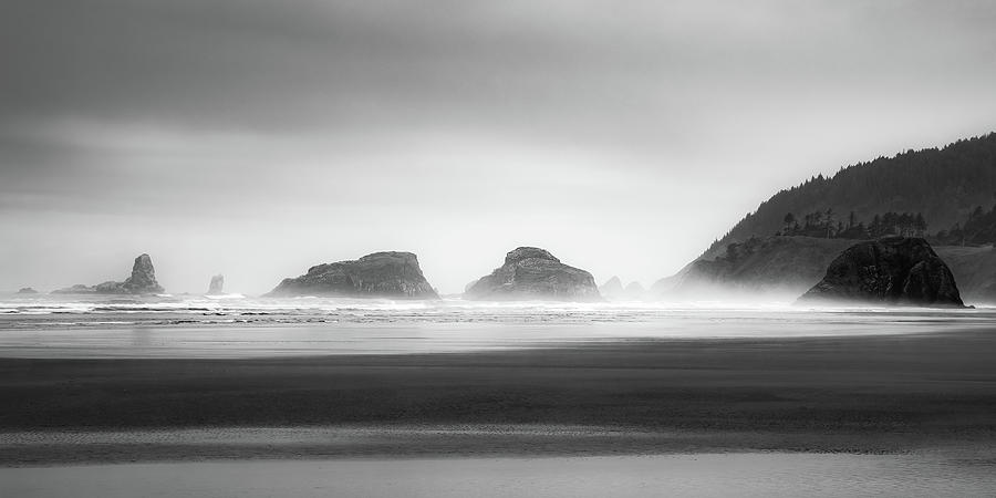 Coastal Solitude #2 Photograph by Don Schwartz