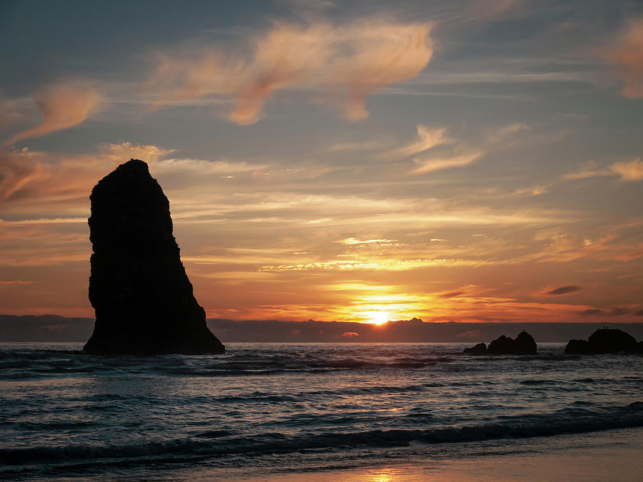 Coastal Sunset #1 Photograph by Steven Clark